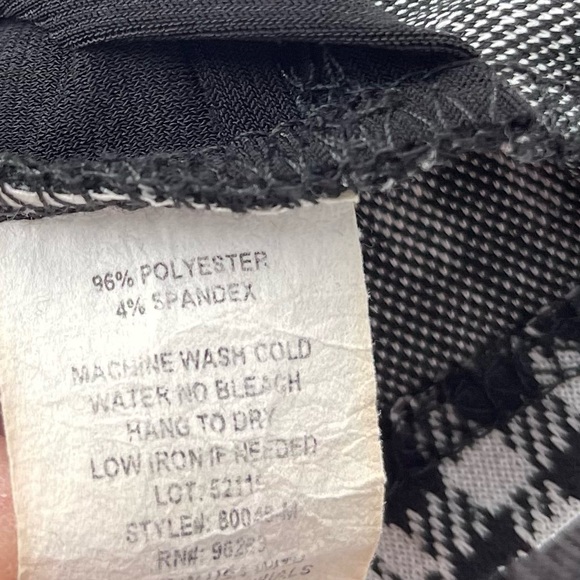 JM Fleurette Layered Plaid Open Front Cardigan Blouse XL - Picture 4 of 10